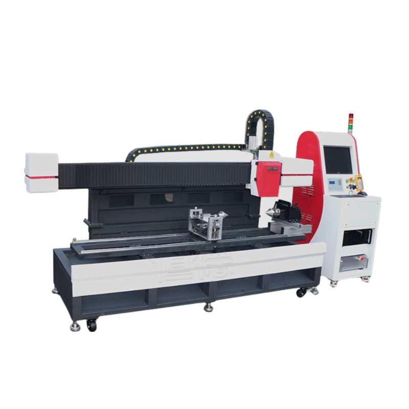 New laser round tube cutting machine